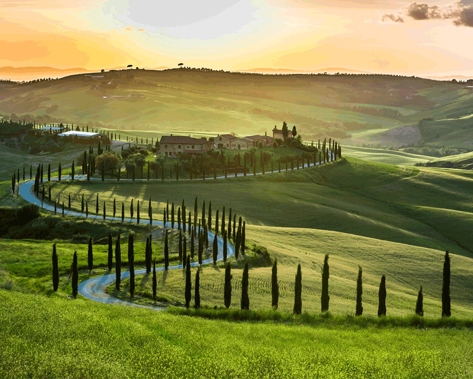 Tuscan hills